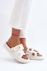 Flip-flops Step in style, white M1143256 цена и информация | Женские тапочки | pigu.lt