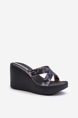 Flip-flops Step in style, black M1143551 цена и информация | Женские тапочки | pigu.lt