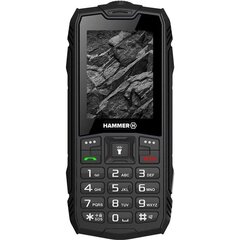 Prekė su pažeista pakuote.myPhone Hammer Rock Dual SIM Black kaina ir informacija | Mobilieji telefonai, foto ir video prekės su pažeista pakuote | pigu.lt