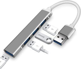 USB 3.0 šakotuvas, 4 prievadų USB šakotuvas kaina ir informacija | Adapteriai, USB šakotuvai | pigu.lt
