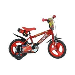 Prekė su pažeidimu.Vaikiškas dviratis Cars, 12'', raudonas kaina ir informacija | Prekės su pažeidimu | pigu.lt