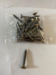 Universalūs varžtai 3,5x25mm, bronzos (20vnt) kaina ir informacija | Mechaniniai įrankiai | pigu.lt