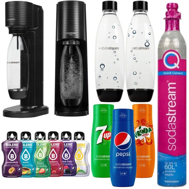 SodaStream Terra kaina ir informacija | Gazuoto vandens aparatai ir priedai | pigu.lt