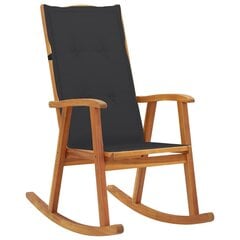 Supama kėdė su pagalvėlėmis, ruda цена и информация | Кресла в гостиную | pigu.lt