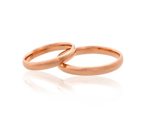 Auksinis vestuvinis žiedas 1101090(Au-R) kaina ir informacija | Žiedai | pigu.lt