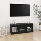Televizoriaus spintelė, 104x33x41 cm, juoda kaina ir informacija | TV staliukai | pigu.lt