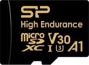 Silicon Power memory card microSDHC 32GB High Endurance + adapter цена и информация | USB накопители | pigu.lt