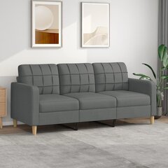 Sofa vidaXL, pilka цена и информация | Диваны | pigu.lt