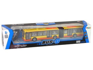 Nuotoliniu būdu valdomas keleivinis autobusas, oranžinis kaina ir informacija | Žaislai berniukams | pigu.lt