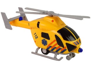 Greitosios pagalbos gelbėjimo sraigtasparnis su garso ir šviesos efektais kaina ir informacija | Žaislai berniukams | pigu.lt
