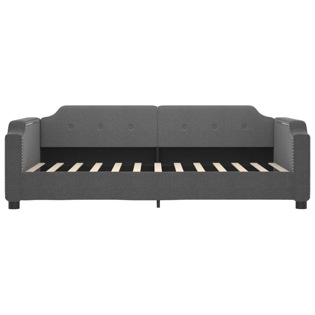 Sofa-lova vidaXL, 90x200 cm, pilka kaina ir informacija | Lovos | pigu.lt