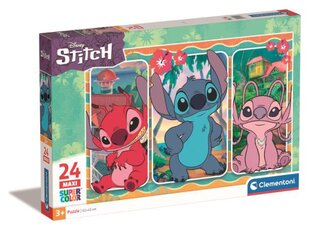 Dėlionė maxi Disney Stitch 24029 Clementoni, 24 d. kaina ir informacija | Dėlionės (puzzle) | pigu.lt