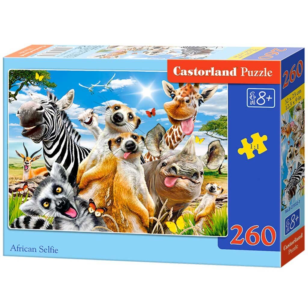 Dėlionė Castorland African Selfie, 260 d. kaina ir informacija | Dėlionės (puzzle) | pigu.lt