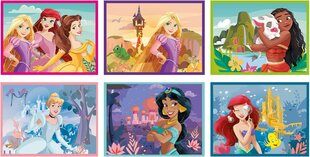 Kubelių dėlionė Clementoni Disney Princess, 12 d. kaina ir informacija | Lavinamieji žaislai | pigu.lt