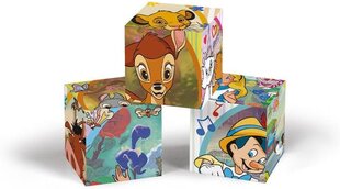 Kubelių dėlionė Clementoni Disney Classic, 12 d. kaina ir informacija | Lavinamieji žaislai | pigu.lt