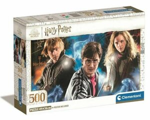 Dėlionė Harry Potter Clementoni, 500 d. kaina ir informacija | Dėlionės (puzzle) | pigu.lt