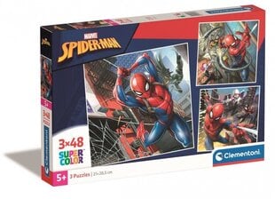 Dėlionė Spider Man SuperKolor Clementoni, 144 d. kaina ir informacija | Dėlionės (puzzle) | pigu.lt