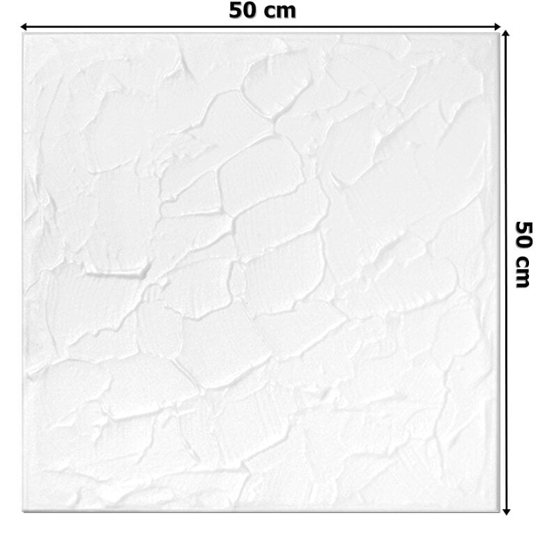 Lubų kasetės apdailos, sienų plokštės, Deccart 50x50cm Balta 0811 - 3m2 - Už 12 vnt. kaina ir informacija |  Lubų, sienų dekoro elementai | pigu.lt