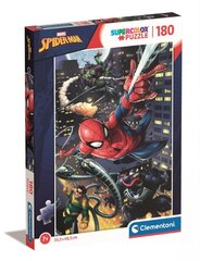 Dėlionė Marvel SpiderMan SuperKolor Clementoni, 180 d. kaina ir informacija | Dėlionės (puzzle) | pigu.lt