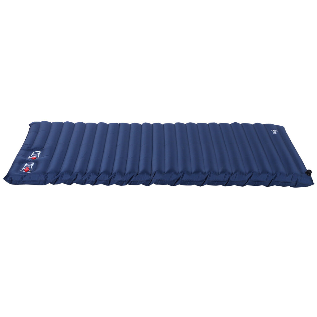 Pripučiamas čiužinys Outsunny Air Mattress 195x138x10 cm, mėlynas kaina ir informacija | Turistiniai čiužiniai ir kilimėliai | pigu.lt