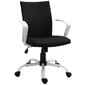 "Vinsetto" biuro kėdė rašomojo stalo kėdė tinklinis atlošas su supimo funkcija galvos atlošas ergonomiškas 360° pasukamas ratukais putplastis nailonas juodas 61x61x89-99cm kaina ir informacija | Biuro kėdės | pigu.lt