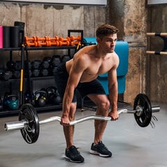 Štangos svorių rinkinys Sportnow Tri-Grip, 10 kg, 2 vnt. цена и информация | Гантели, гири, штанги | pigu.lt