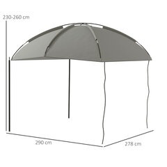 Automobilinė markizė 2,9 x 2,8 x 2,3-2,6 m цена и информация | Другой туристический инвентарь | pigu.lt