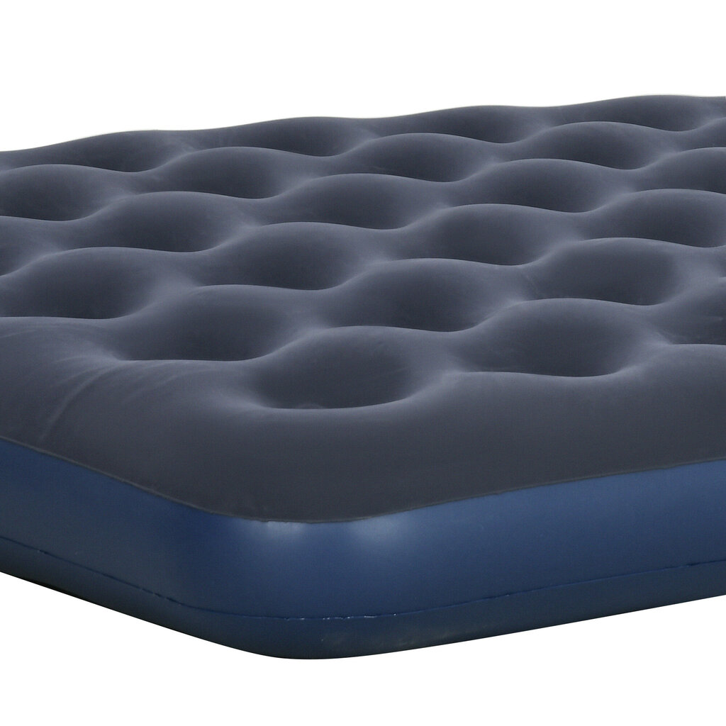 Pripučiamas čiužinys Outsunny Airbed, 203x152x22 cm, mėlynas цена и информация | Turistiniai čiužiniai ir kilimėliai | pigu.lt