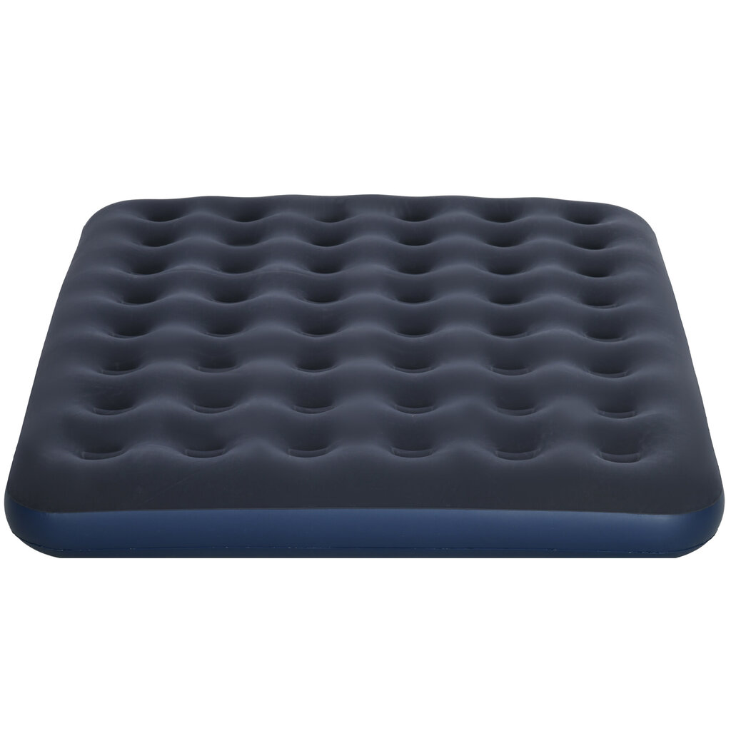 Pripučiamas čiužinys Outsunny Airbed, 203x152x22 cm, mėlynas цена и информация | Turistiniai čiužiniai ir kilimėliai | pigu.lt