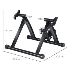 Dviračio treniruoklis, sulankstomas su magnetiniu stabdžiu, skirtas 26-28 colių dviračiams 54,5x47,2x39,1 cm kaina ir informacija | Daugiafunkciniai treniruokliai | pigu.lt