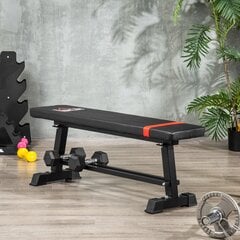 Daugiafunkcinis sporto suoliukas iki 150 kg - juodas 118 x 36 x 44 cm цена и информация | Боевые искусства | pigu.lt