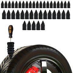 40 шт. резиновые гвозди для ремонта шин цена и информация | Автопринадлежности | pigu.lt