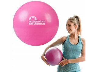 Gimnastikos kamuoliukas Majestic Sport, 25 cm, rožinis kaina ir informacija | Gimnastikos kamuoliai | pigu.lt