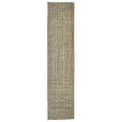 vidaXL Kilimas, taupe spalvos, 80x350cm, natūralus sizalis kaina ir informacija | Kilimai | pigu.lt