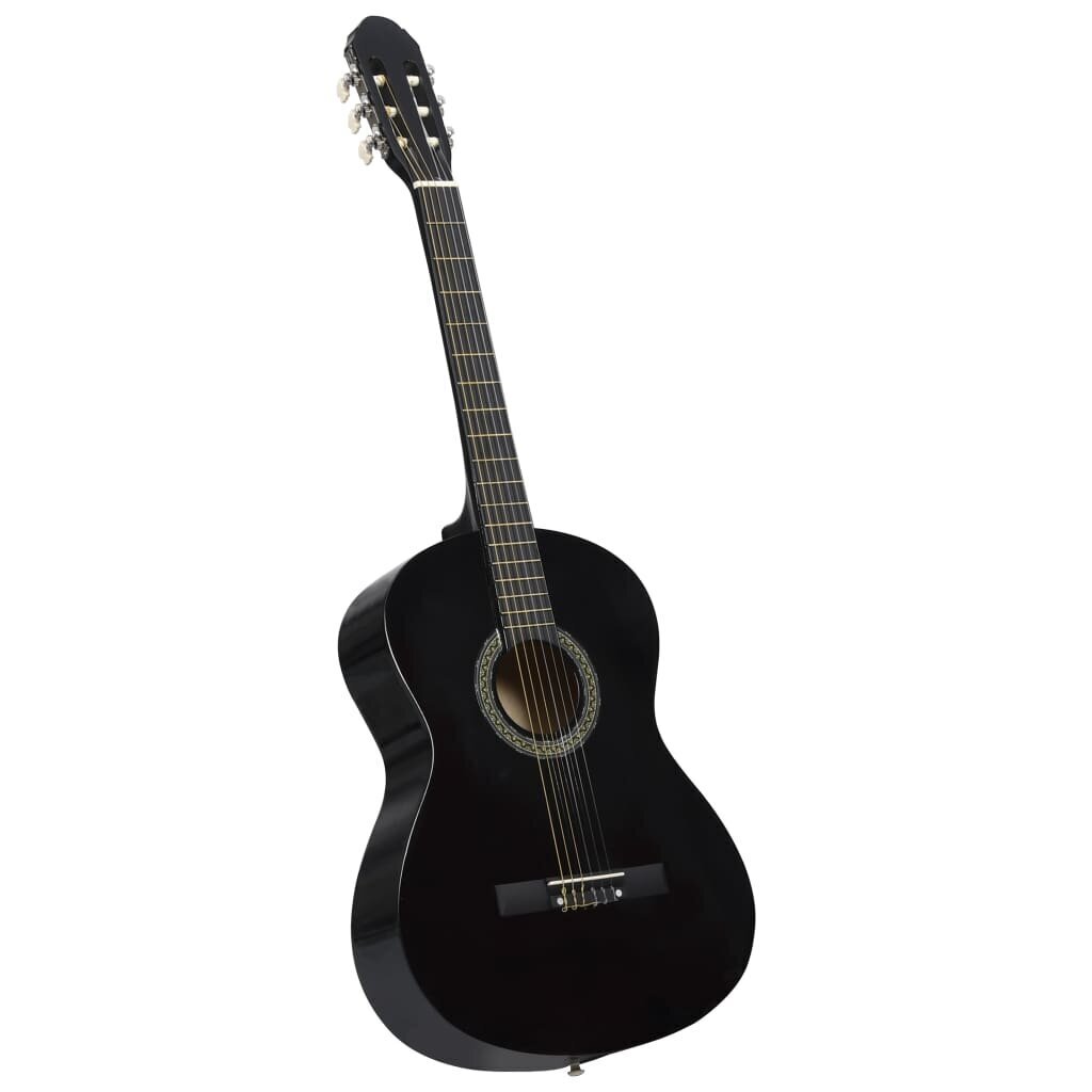 Klasikinės gitaros rinkinys pradedantiesiems, 12 dalių, 4/4 39" kaina ir informacija | Gitaros | pigu.lt