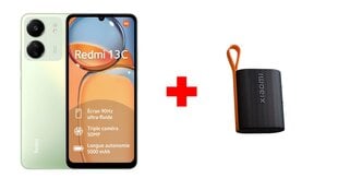 Xiaomi Redmi 13C 4/128GB Clover Green + Xiaomi Sound Pocket 5W kaina ir informacija | Mobilieji telefonai | pigu.lt