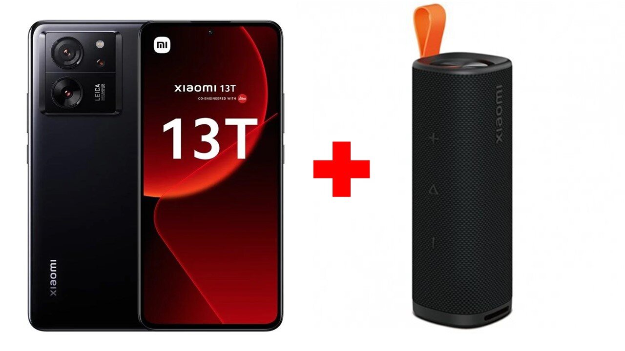 Телефон Xiaomi 13T 5G 8/256GB MZB0EK5EU Black + Xiaomi Sound Outdoor 30W  цена | pigu.lt