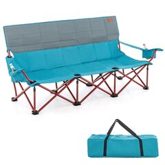 Sulankstoma turistinė kėdė Costway, mėlyna kaina ir informacija | Turistiniai baldai | pigu.lt