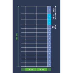 Sodo tvora vidaXL 50x1,6 m kaina ir informacija | Tvoros ir jų priedai | pigu.lt