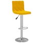 Baro taburetės, 40x43x111 cm, geltonos, 2 vnt. цена и информация | Virtuvės ir valgomojo kėdės | pigu.lt