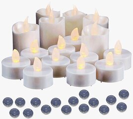 Grundig LED žvakių rinkinys, 16 vnt. kaina ir informacija | Žvakės, Žvakidės | pigu.lt