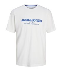 Мужская футболка Jack&Jones 12256803*03, белая, 5715604774855 цена и информация | Футболка мужская | pigu.lt