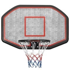 Krepšinio lenta su lanku vidaXL, juoda, 109x71x3cm цена и информация | Баскетбольные щиты | pigu.lt