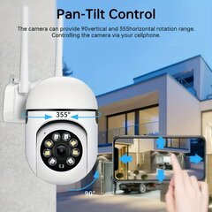 Камера наблюдения 1080P цена и информация | Stebėjimo kameros | pigu.lt