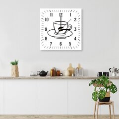 Sieninis laikrodis Kavos laikas kaina ir informacija | Laikrodžiai | pigu.lt