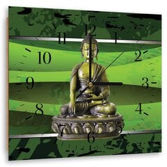 Sieninis laikrodis Buda žalumoje kaina ir informacija | Laikrodžiai | pigu.lt