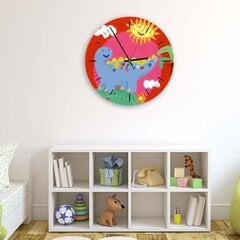 Sieninis laikrodis Dinozauras ir saulė цена и информация | Часы | pigu.lt