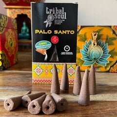 Atbulinio smilkymo kūginiai smilkalai Palo Santo, Tribal Soul, 15g kaina ir informacija | Namų kvapai | pigu.lt