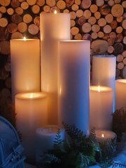 Farluce Trend CANDLE - žvakidės laikiklis Ø 12 cm H 45 cm kaina ir informacija | Žvakės, Žvakidės | pigu.lt