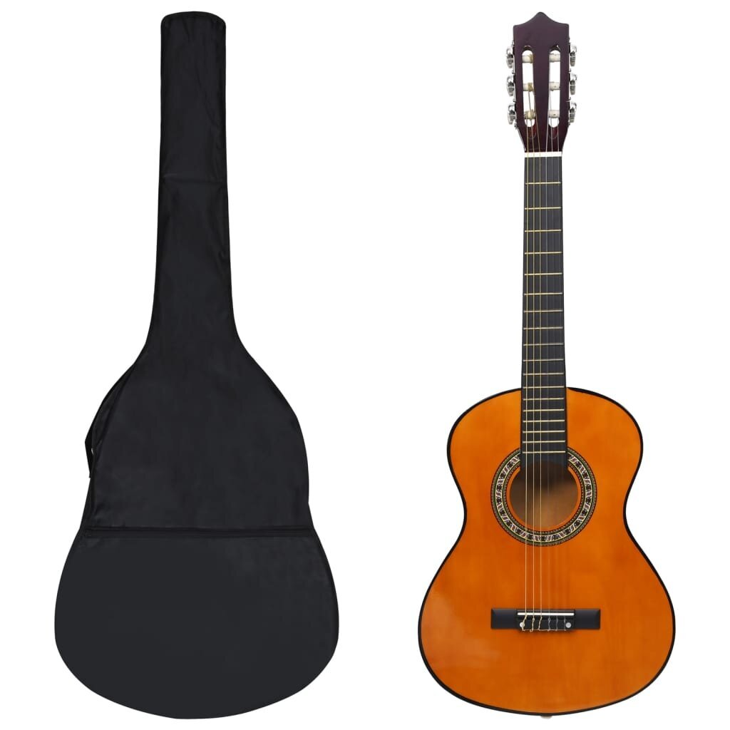 Klasikinės gitaros rinkinys vaikams, 8 dalių, 1/2 34" цена и информация | Gitaros | pigu.lt